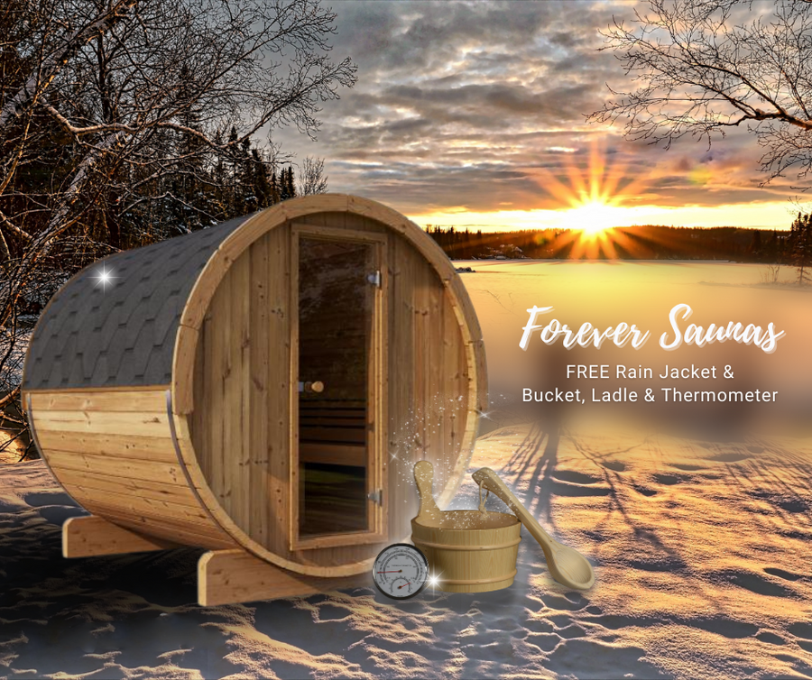 Forever Saunas Thermally Treated 2-Person Sauna - Ready to Ship!