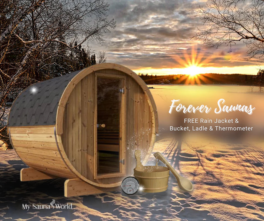 Forever Saunas Thermally Treated 6-Person Sauna - Ready to Ship!