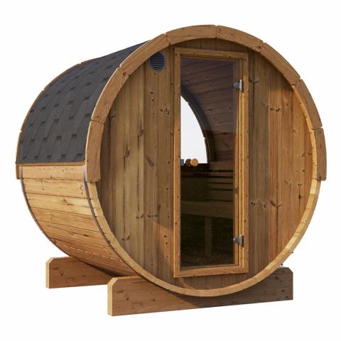 Forever Saunas Thermally Treated 4-Person Sauna With Back Window - Ready to Ship!