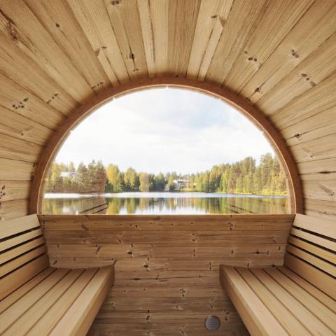 Forever Saunas Thermally Treated 4-Person Sauna With Back Window - Ready to Ship!