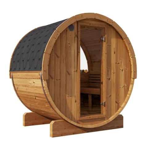 Forever Saunas Thermally Treated 2-Person Sauna with Back Window - Ready to Ship!